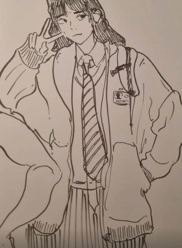 Sketch, Fineline on Paper