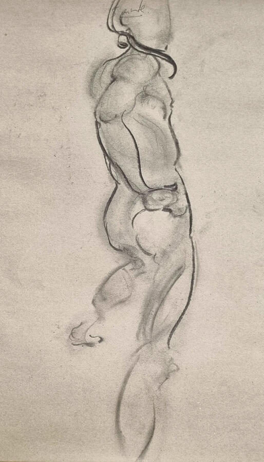 Charcoal on Paper, Five Minutes