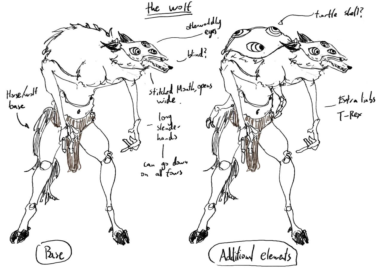 Big Bad Wolf Concept Exploration, Digital