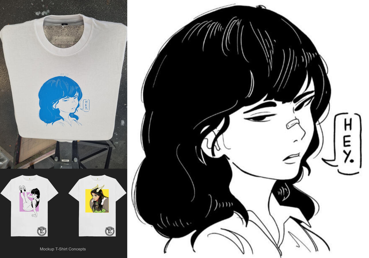 T - Shirt Prototype for a Customization Company