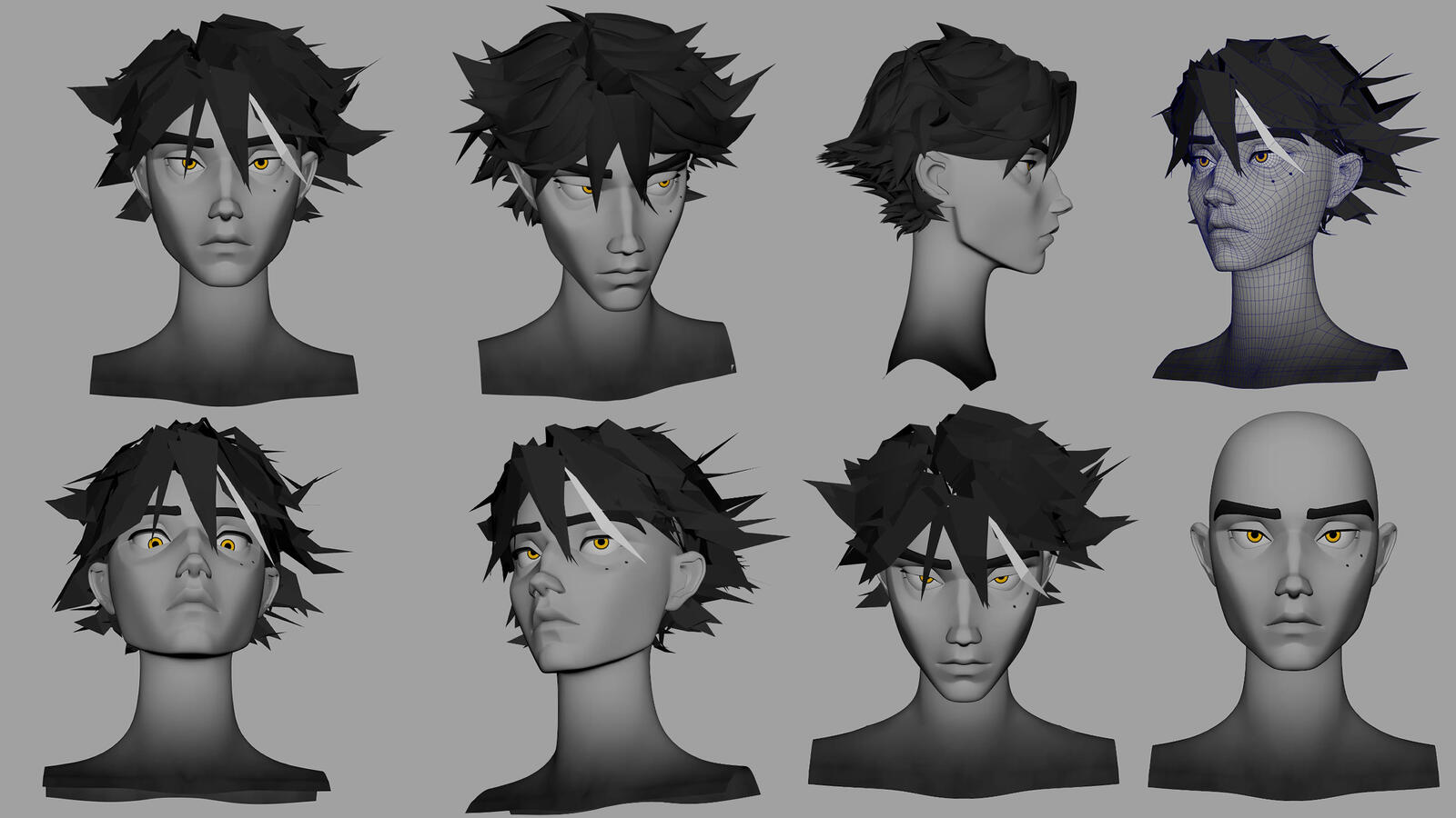 Initial Head Busts, Joseph Zhang